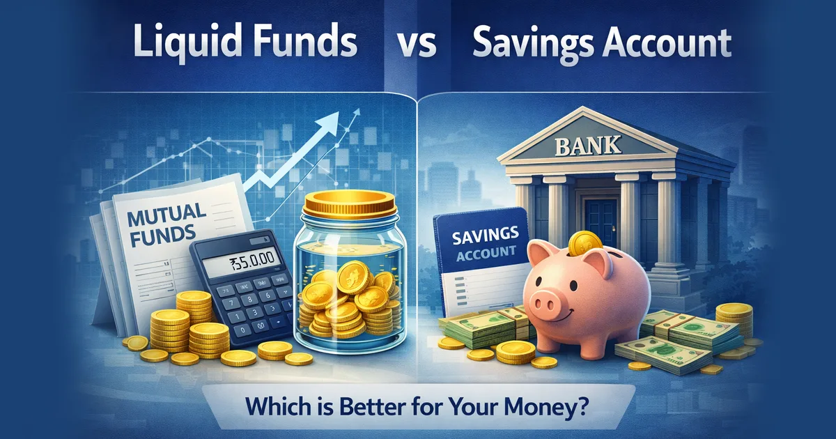 Liquid Funds vs Savings Account — Comparison